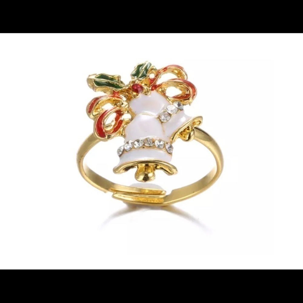 Women’s adjustable Christmas ring